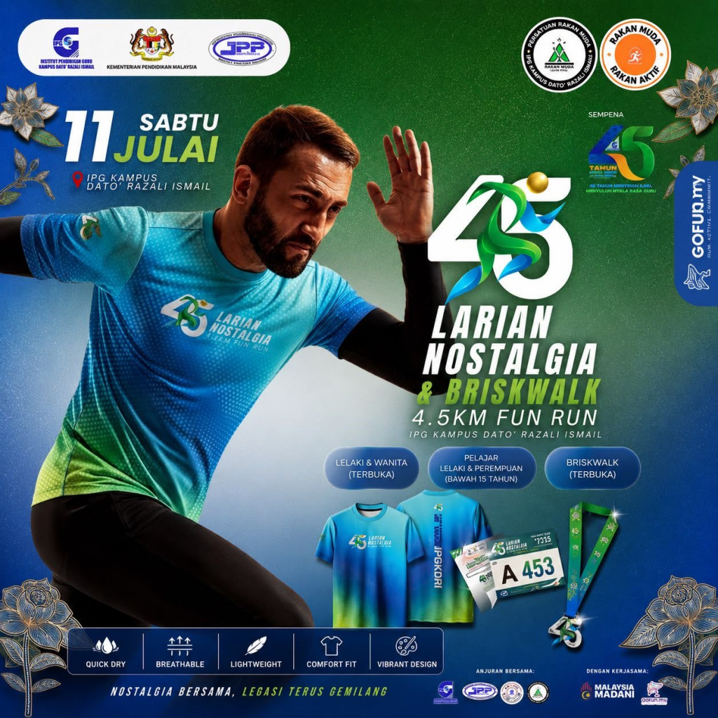 45 LARIAN NOSTALGIA : 4.5 KM FUN RUN IPGKDRI