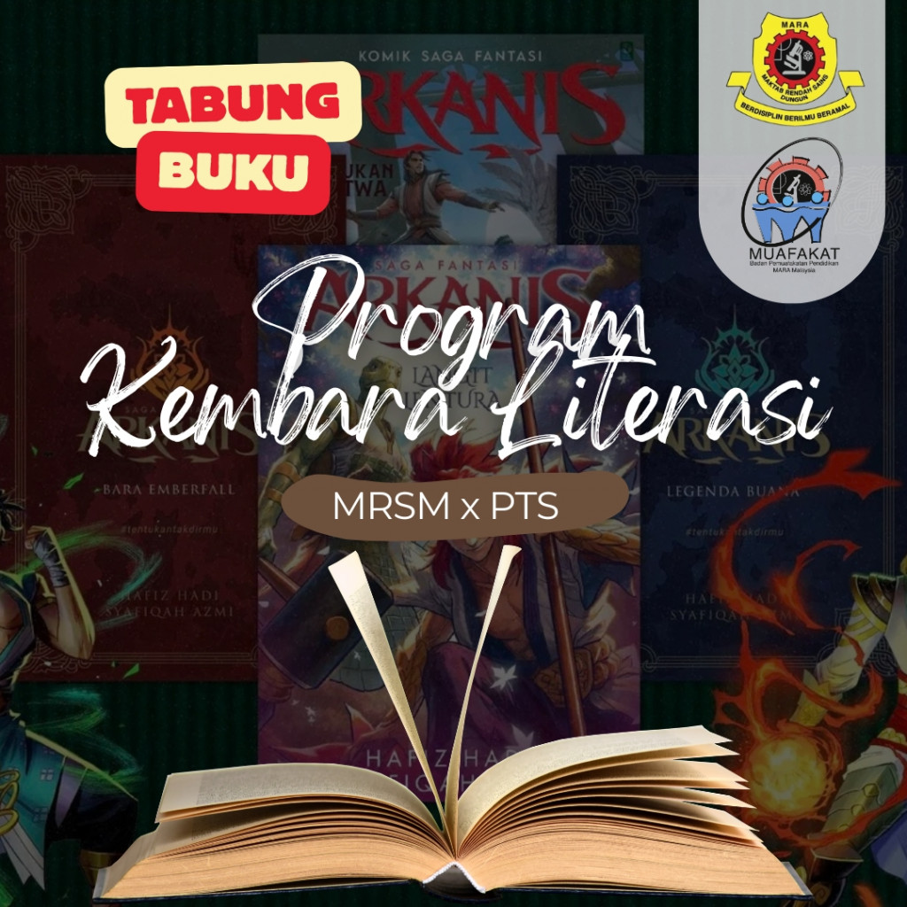 SUMBANGAN PEMBELIAN BUKU PROGRAM KEMBARA LITERASI MRSM X PTS