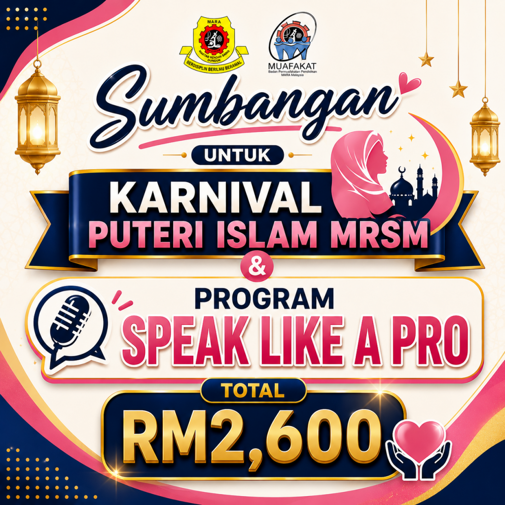 SUMBANGAN KARNIVAL PUTERI ISLAM & SPEAK LIKE A PRO