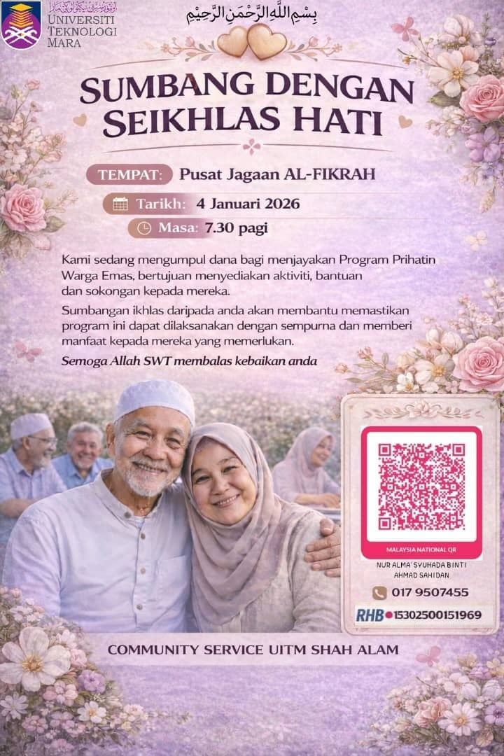 SENTUHAN PRIHATIN BERSAMA WARGA EMAS