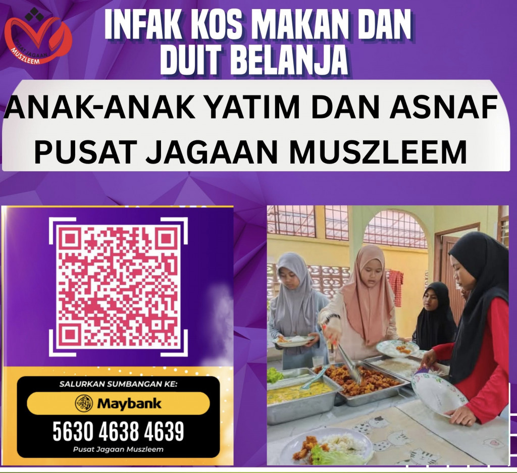INFAK KOS MAKAN & DUIT BELANJA ANAK YATIM